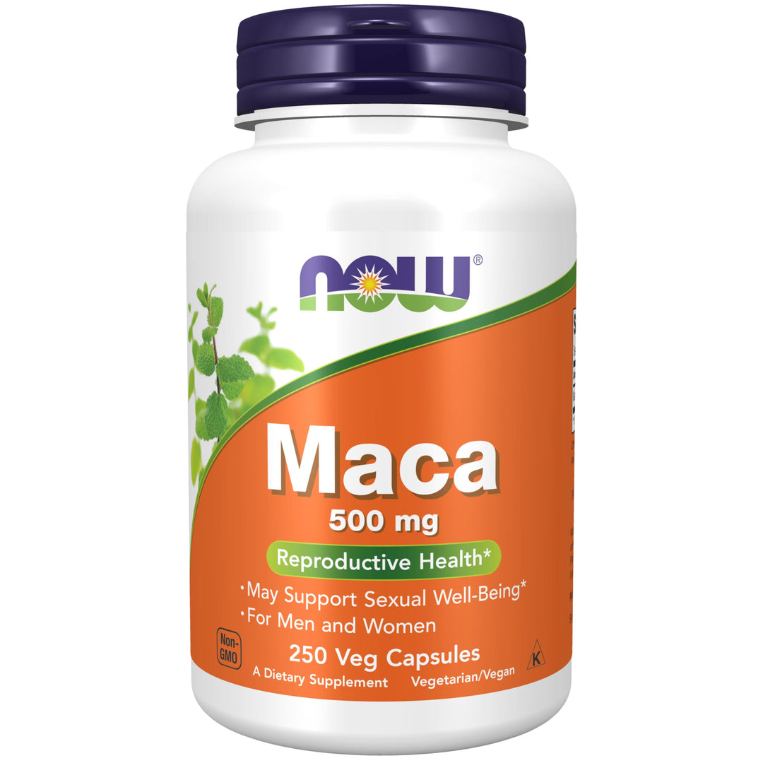 NOW Foods Maca 500 mg, 250 Count