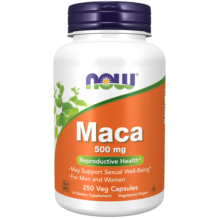 NOW Foods Maca 500 mg, 250 Count