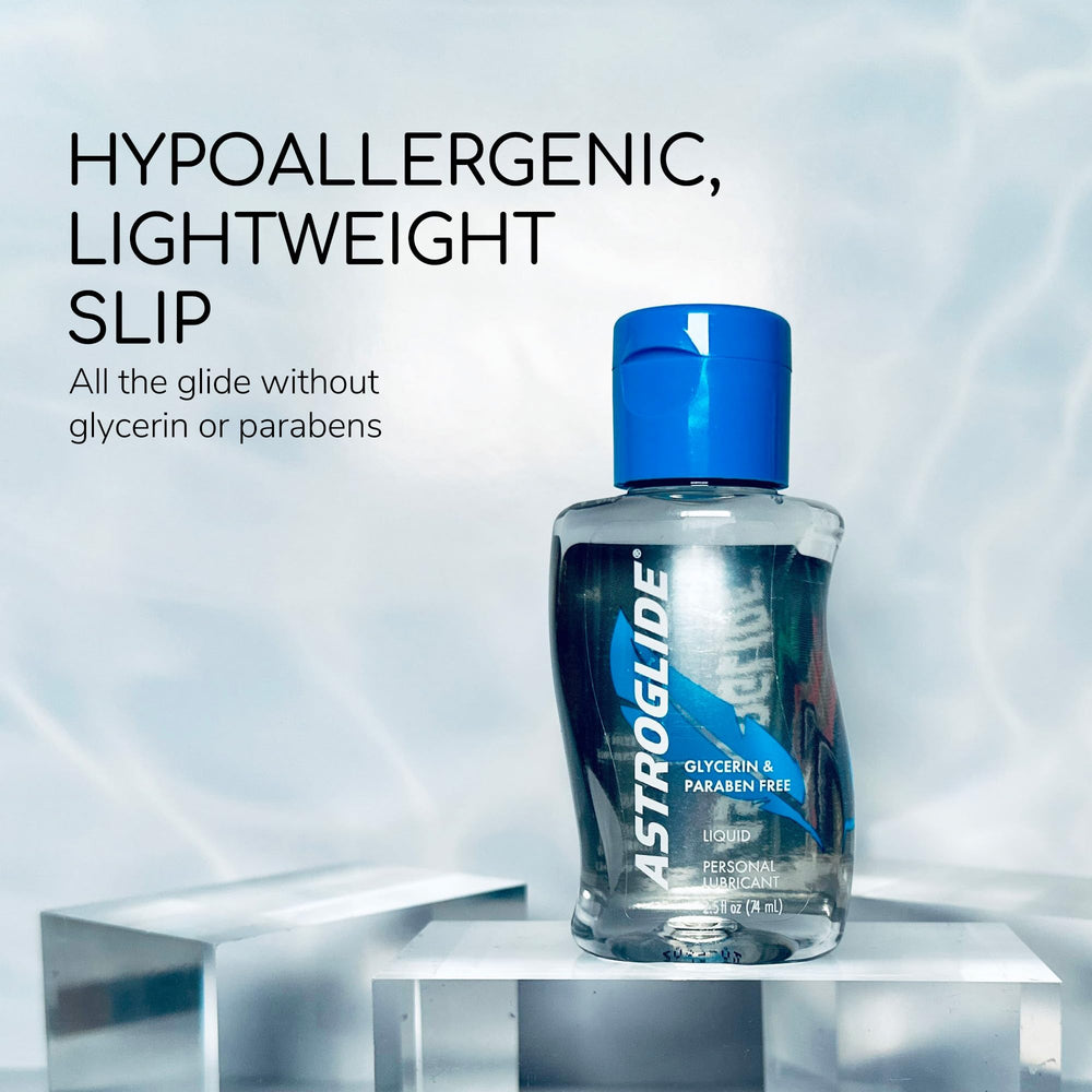 Astroglide Glycerin & Paraben Free Hypoallergenic Lube, 2.5 fl oz