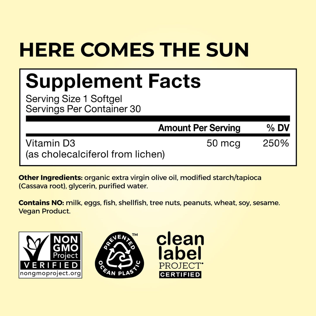 HUM Here Comes The Sun Immune Support Supplement, 30 Count
