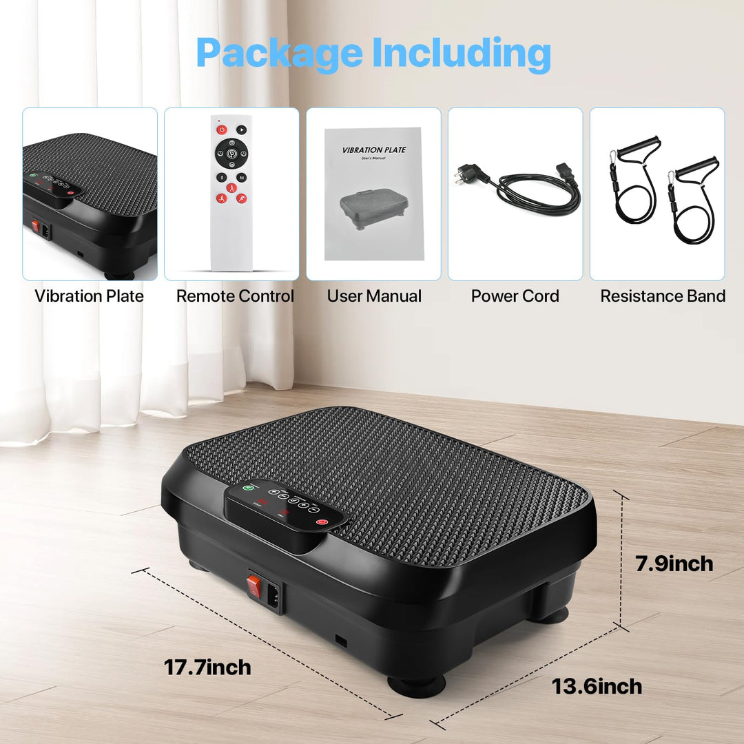 Elefor Vibration Plate Exercise Machine, Mini