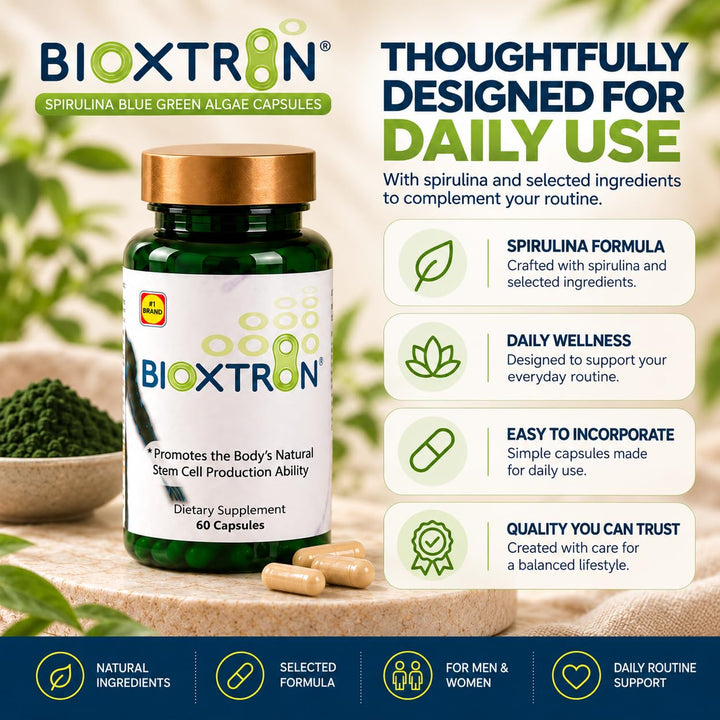 Bioxtron Natural Stem Cell Supplement Capsules, 60 Count