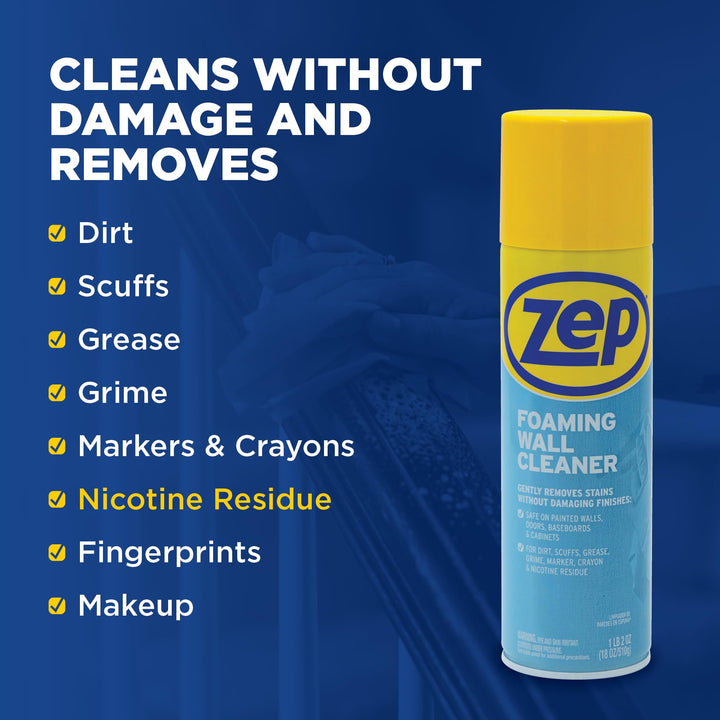 Zep Foaming Wall Cleaner, 18 oz