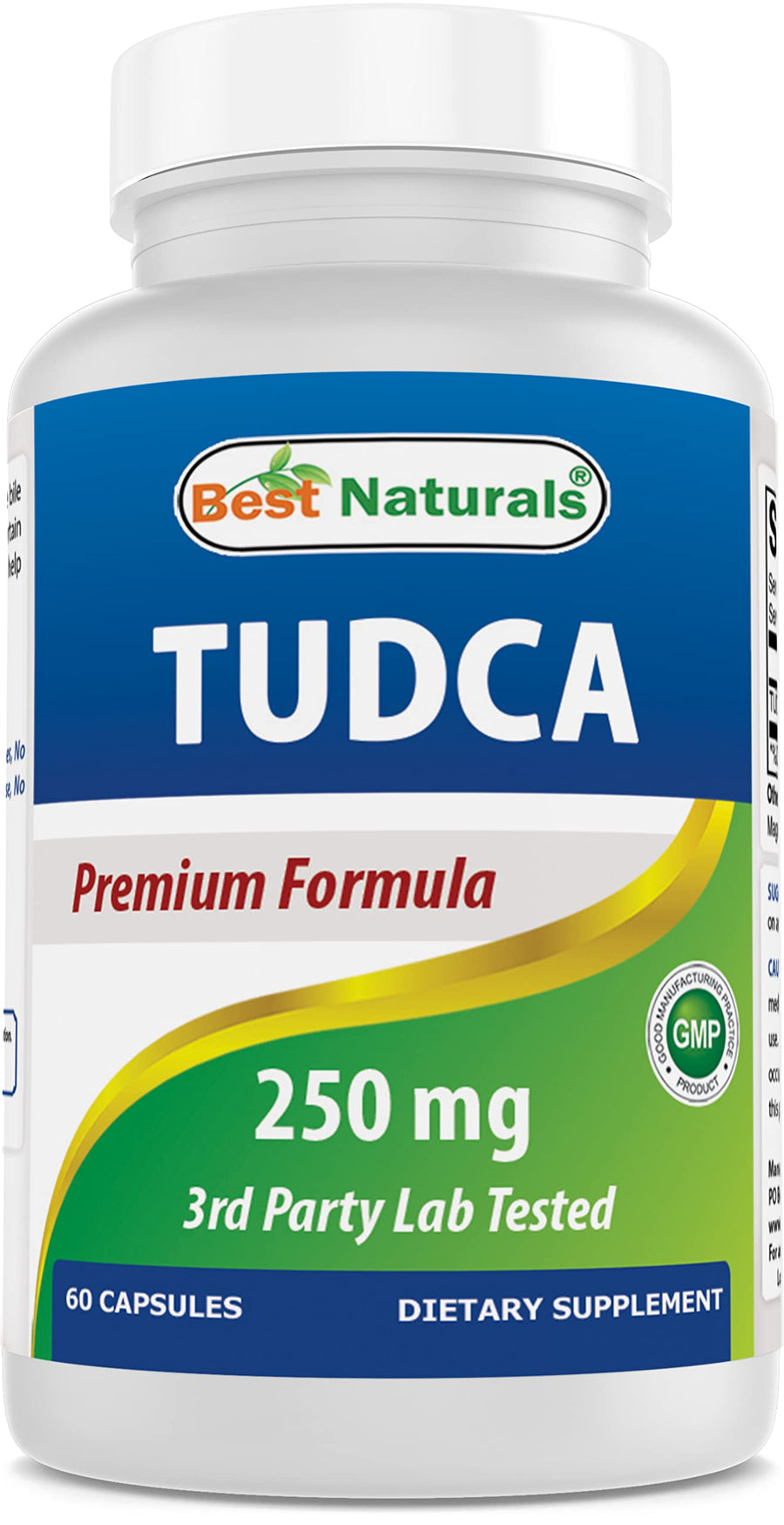 Best Naturals TUDCA Tauroursodeoxycholic Acid, 250 mg, 60 Count