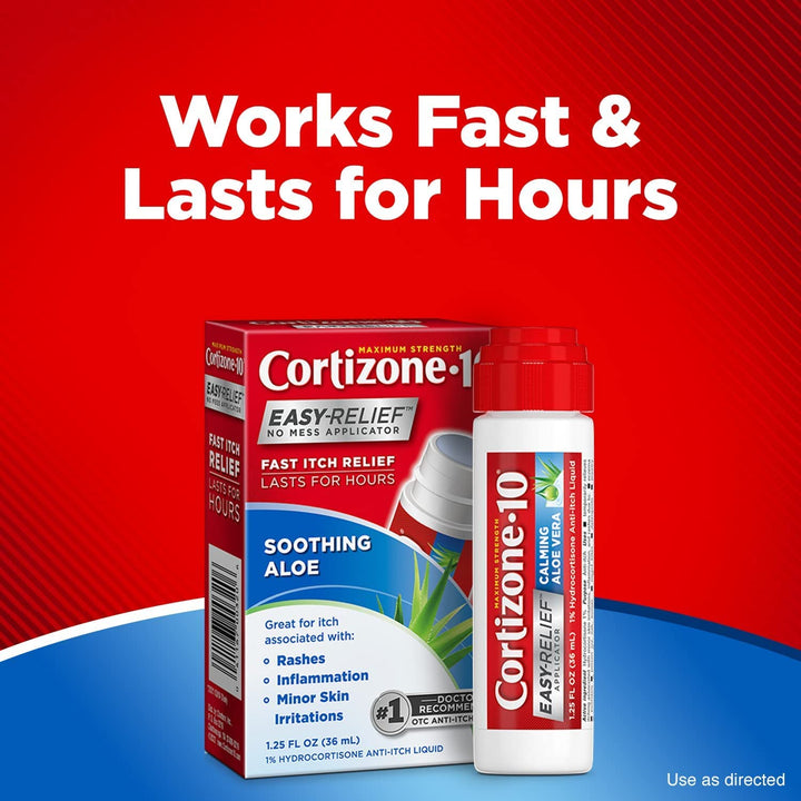 Cortizone 10 Hydrocortisone Anti-Itch Liquid, 1.25 oz
