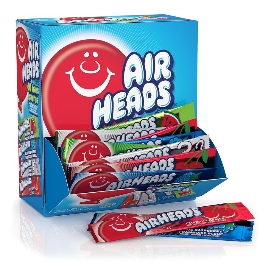 Airheads Candy Bars, Variety, 60 Count