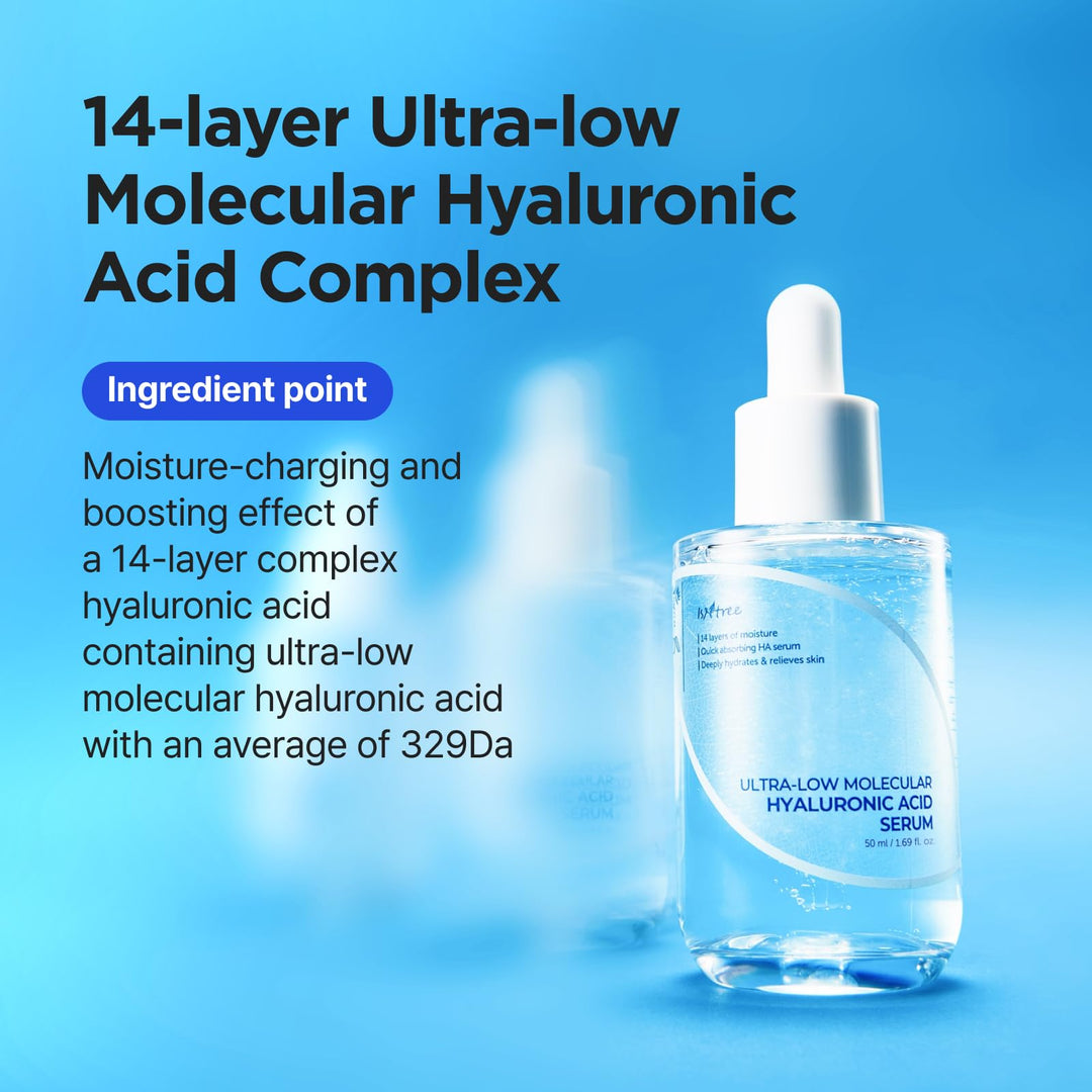 IsNtree Ultra-Low Molecular Hyaluronic Acid Serum, 1.69 fl oz