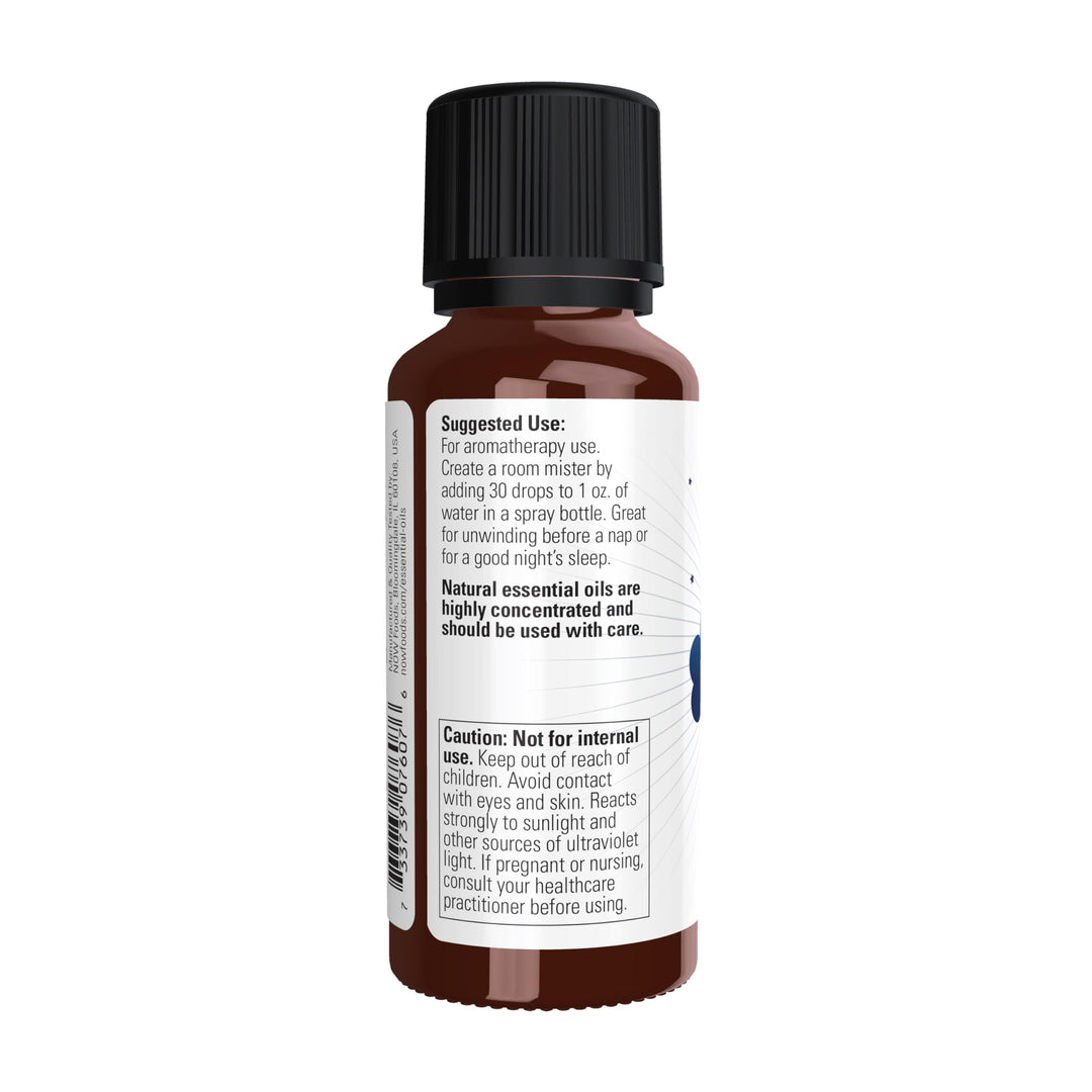 NOW Essential Oils Peaceful Sleep Oil Blend, 1 fl oz
