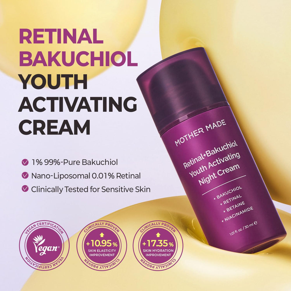 MOTHER MADE Retinol Bakuchiol Night Cream, 1 fl oz
