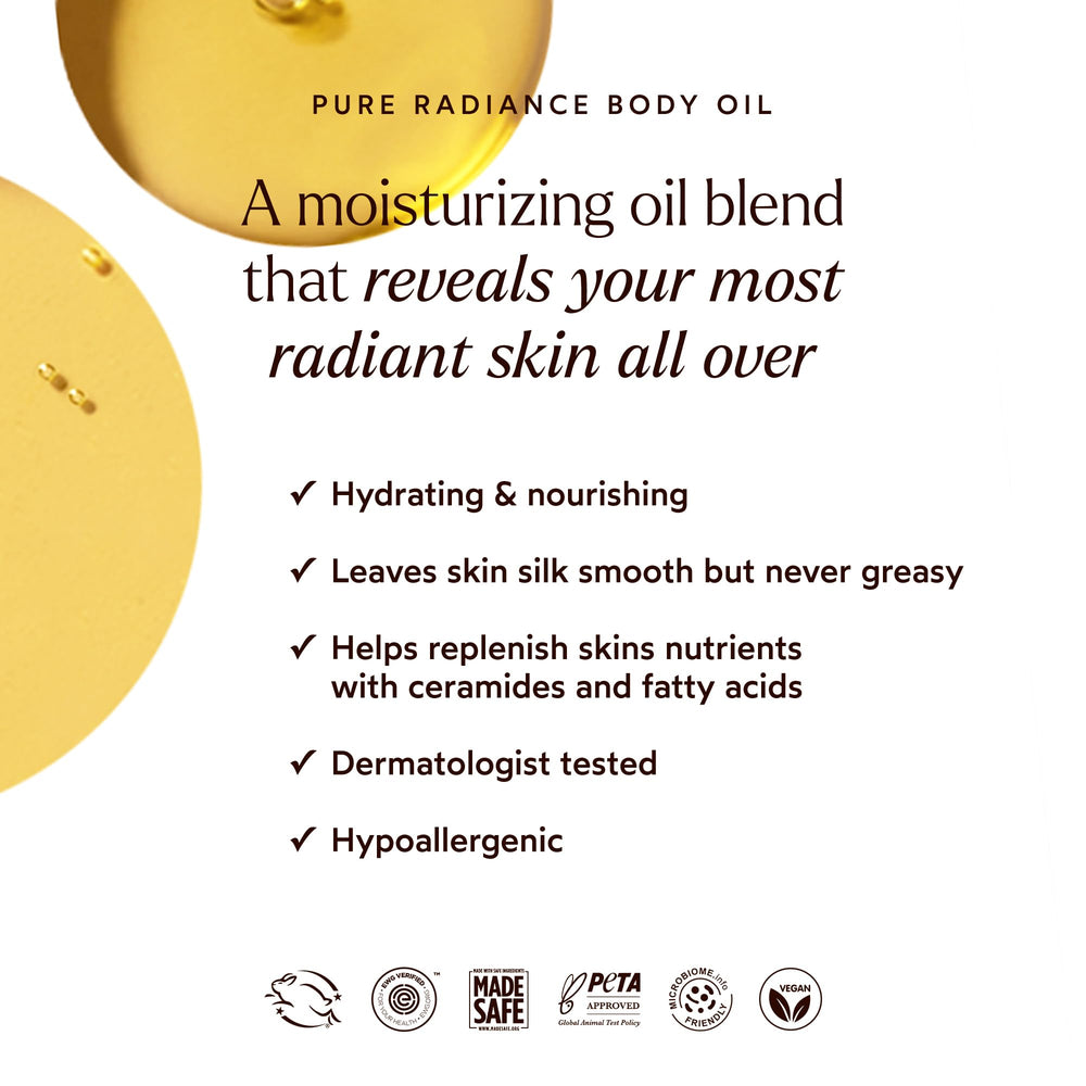 True Botanicals Pure Radiance Body Oil, 3.9 fl oz