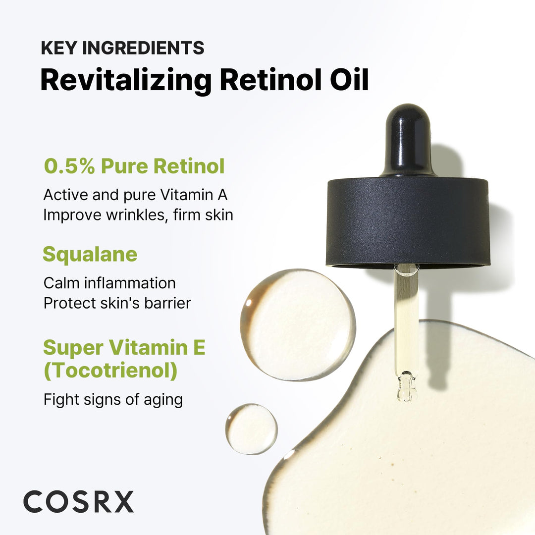 COSRX Retinol 0.5 Oil, 0.67 fl oz