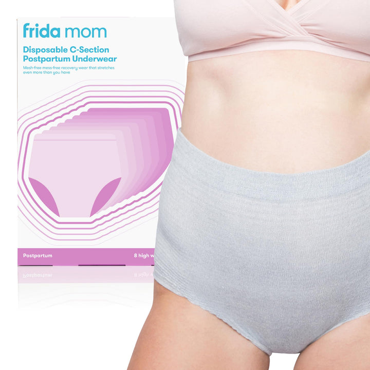 Frida Mom Disposable High Waist Postpartum Underwear, Size Regular, 8 Count