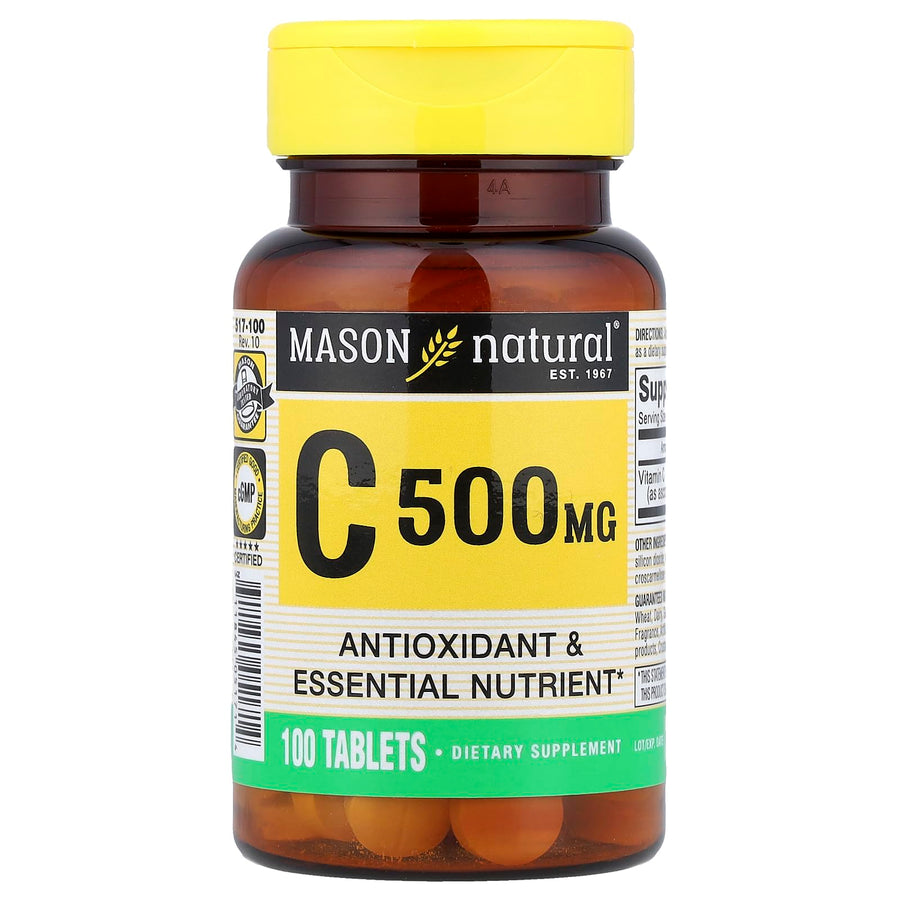 Mason Vitamin C 500 mg, 100 Count
