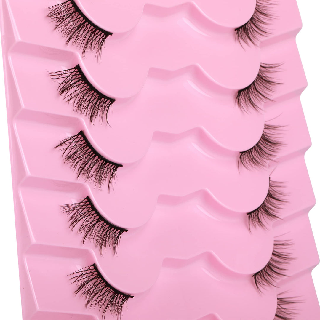 ALICE Fake Eyelashes Cat Eye, 7 Pairs
