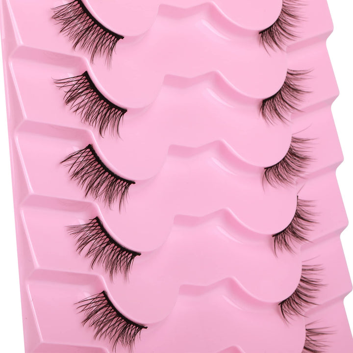 ALICE Fake Eyelashes Cat Eye, 7 Pairs