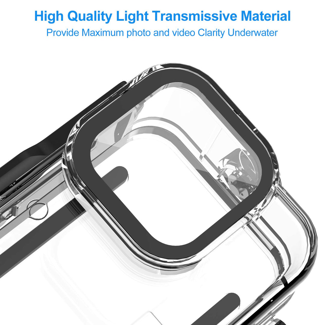Kuptone Waterproof Case for GoPro Hero 11, Hero 10, Hero 9 Black