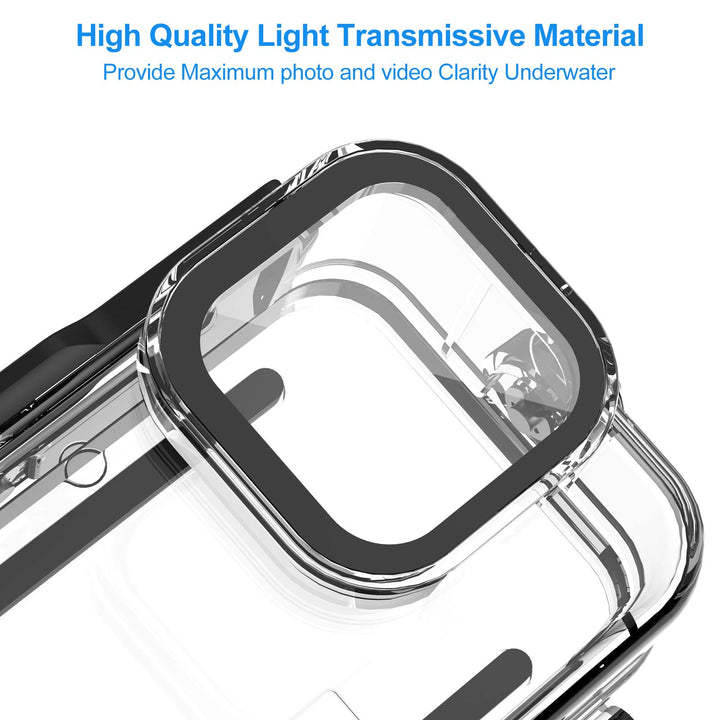 Kuptone Waterproof Case for GoPro Hero 11, Hero 10, Hero 9 Black