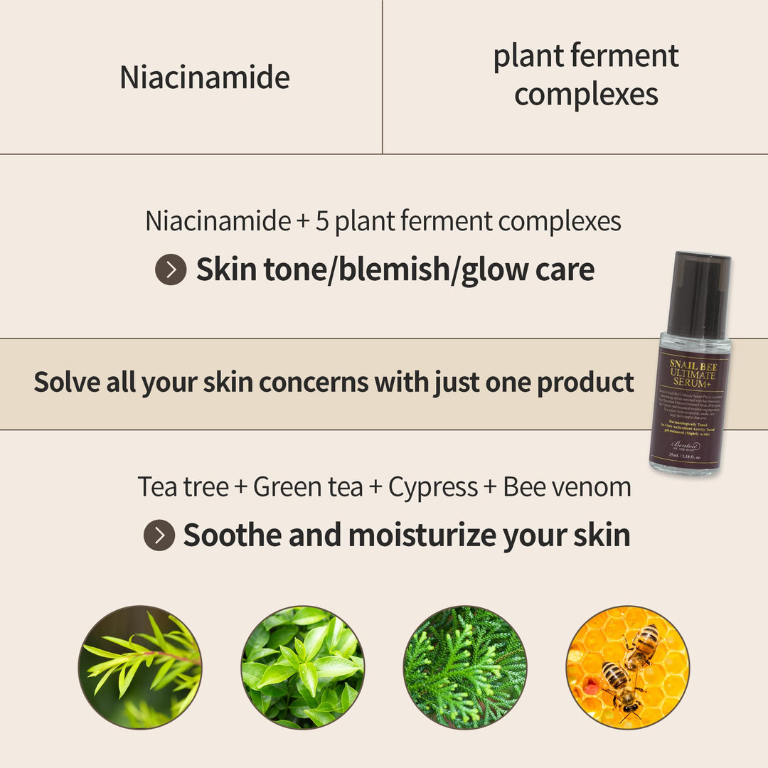 BENTON Snail Bee Ultimate Serum Plus, 35 ml