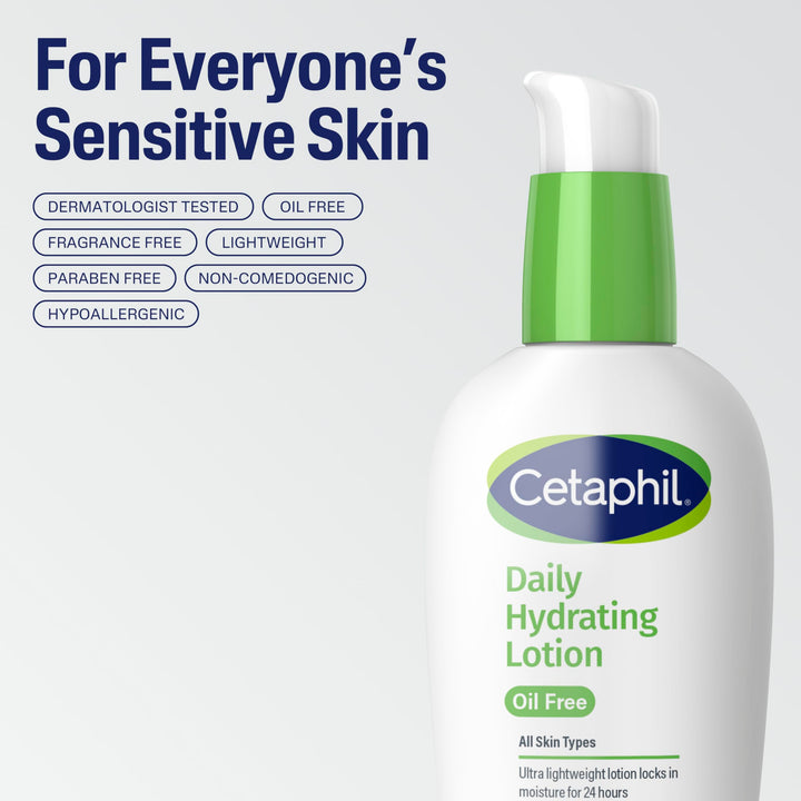 Cetaphil Daily Oil-Free Hydrating Lotion, 3 fl oz