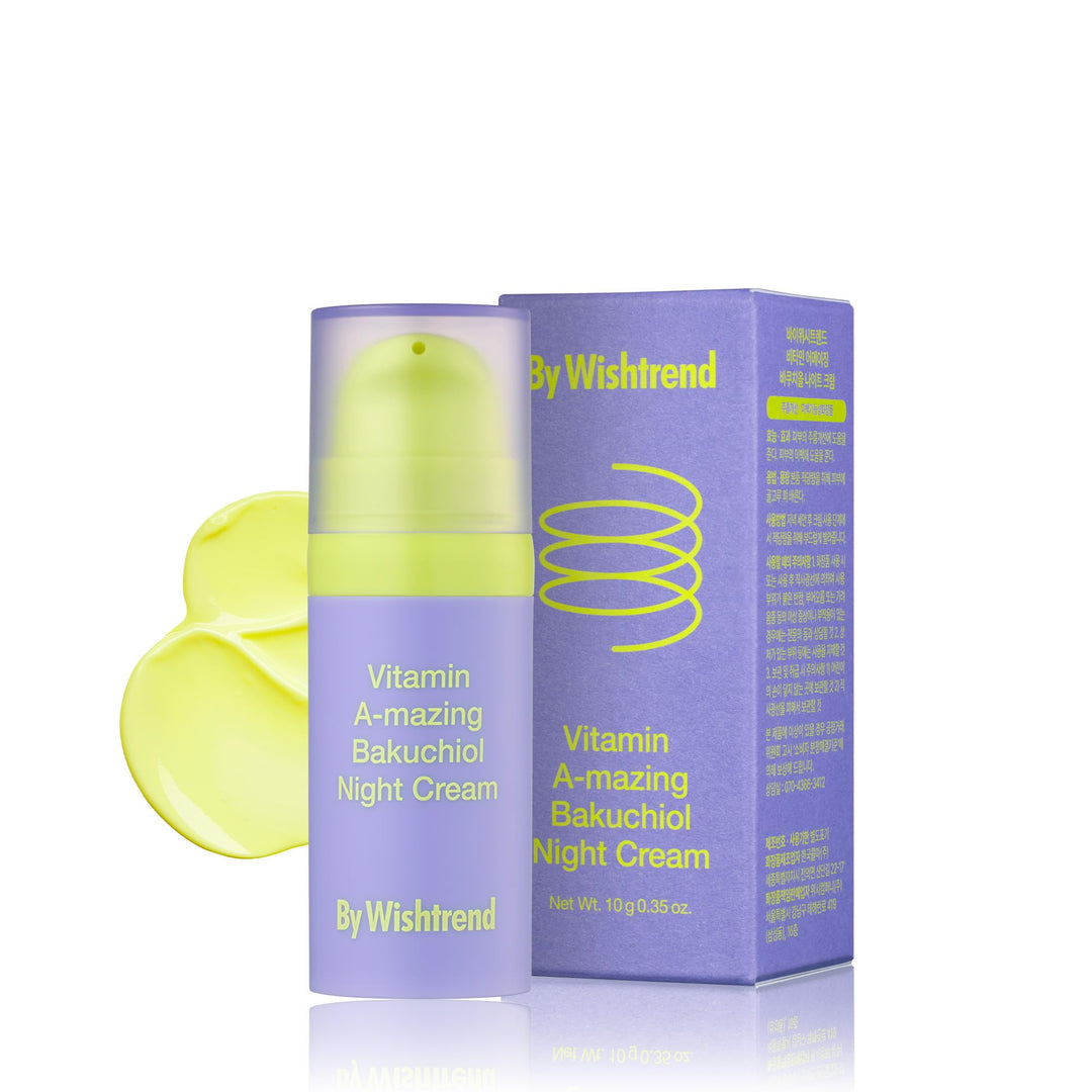 BY WISHTREND Vitamin A-mazing Bakuchiol Night Cream, 0.35 oz