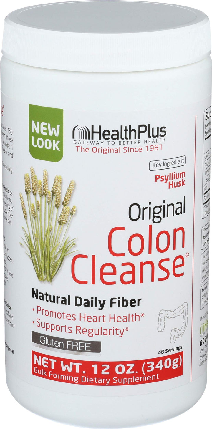 Health Plus Colon Cleanse Psyllium, 12 oz