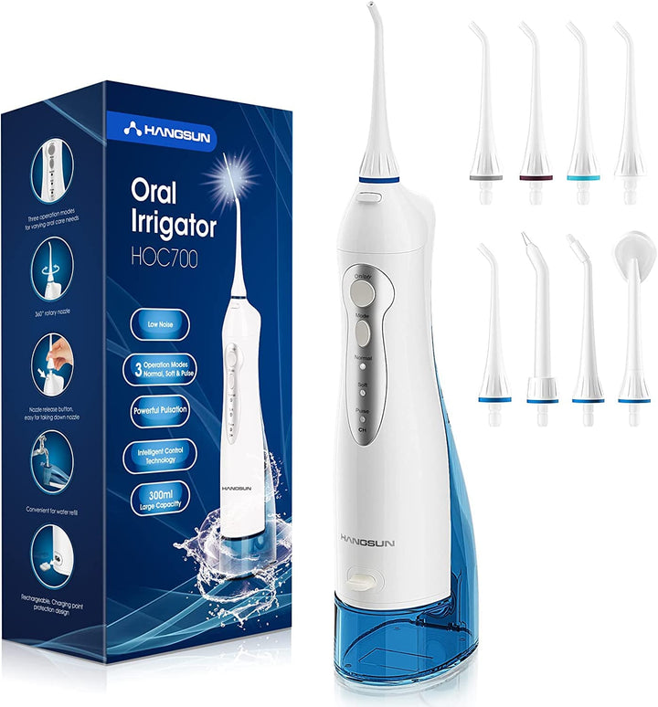 HANGSUN Cordless Water Flosser, A, 1 Count