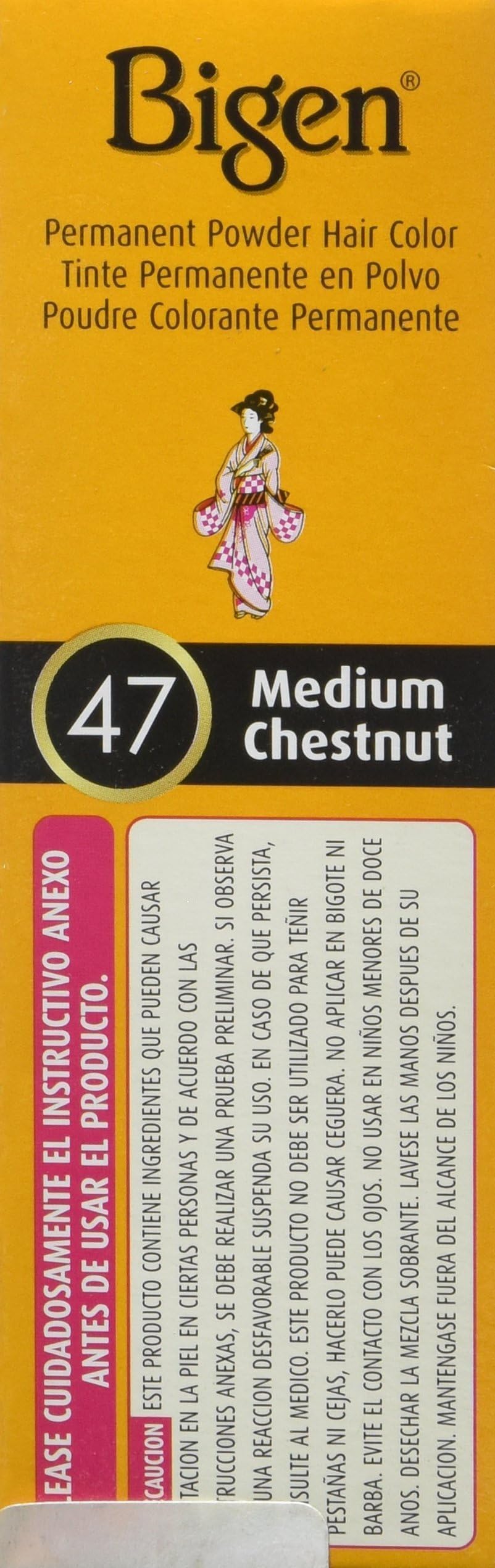 Bigen Hair Color, Medium Chestnut, 1 Count