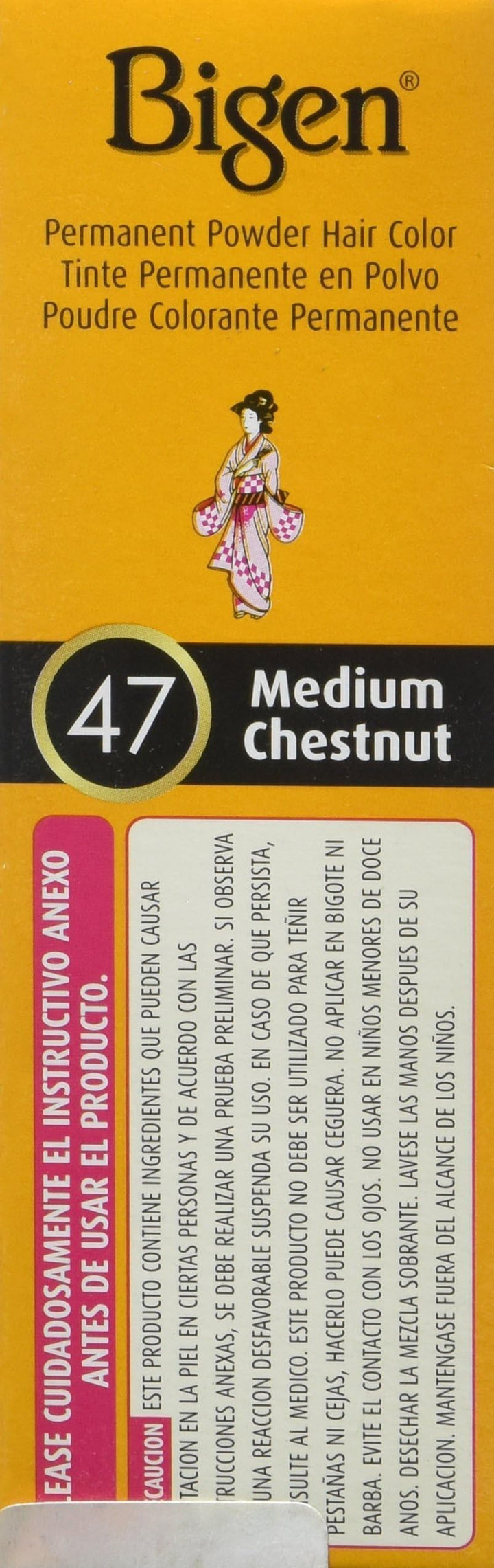 Bigen Hair Color, Medium Chestnut, 1 Count