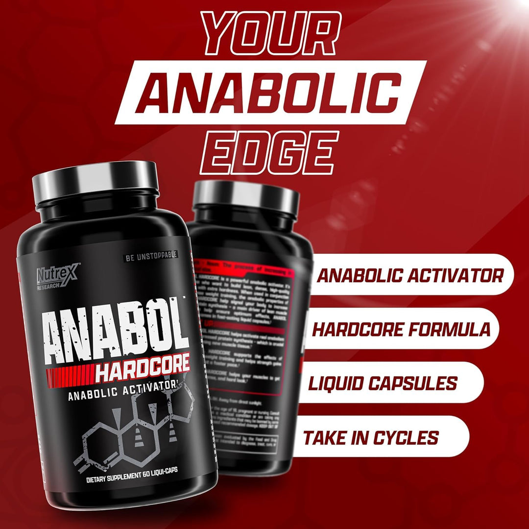 Nutrex Research Anabol Hardcore Anabolic Activator, 60 Count