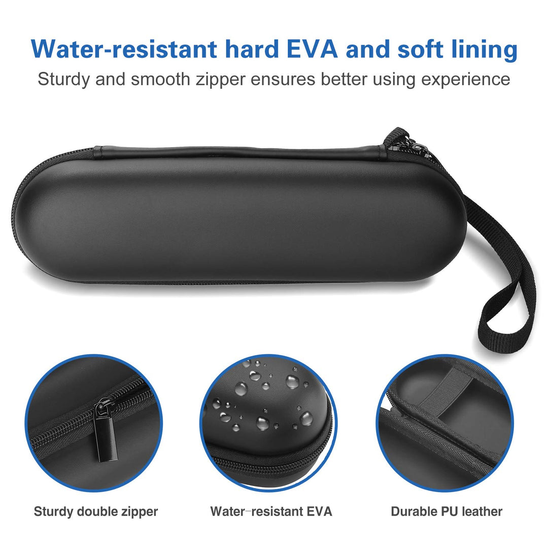 ProCase Electric Toothbrush Hard Travel Case, Black