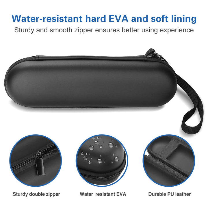 ProCase Electric Toothbrush Hard Travel Case, Black