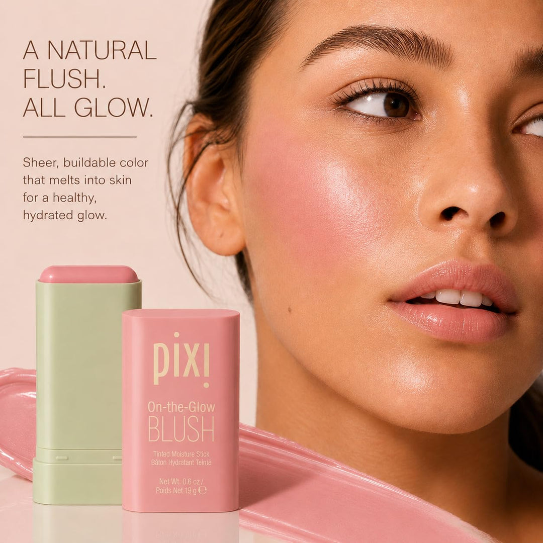 Pixi On-The-Glow Cream Blush Stick, Fleur