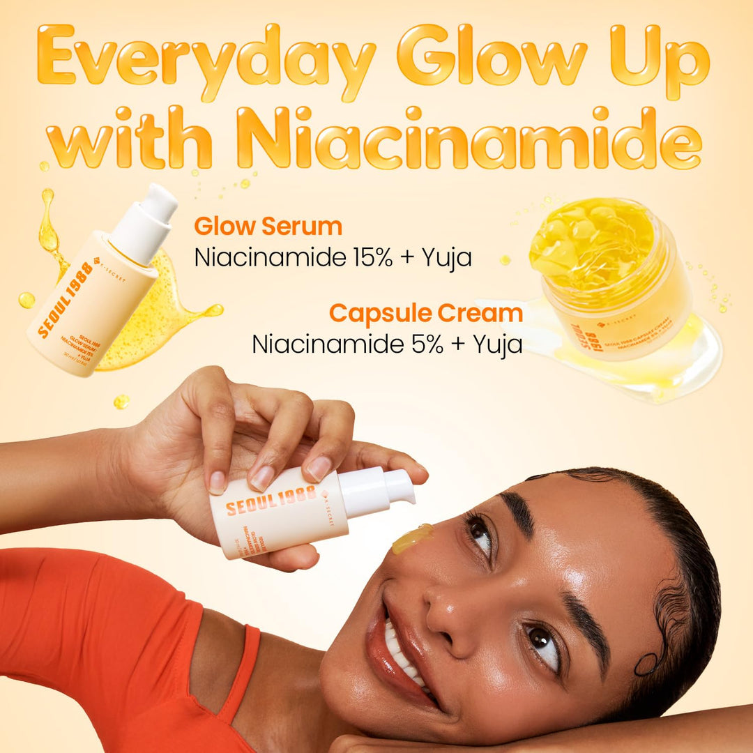 K-SECRET Seoul1988 Niacinamide 5% Capsule Cream, 1.69 fl oz