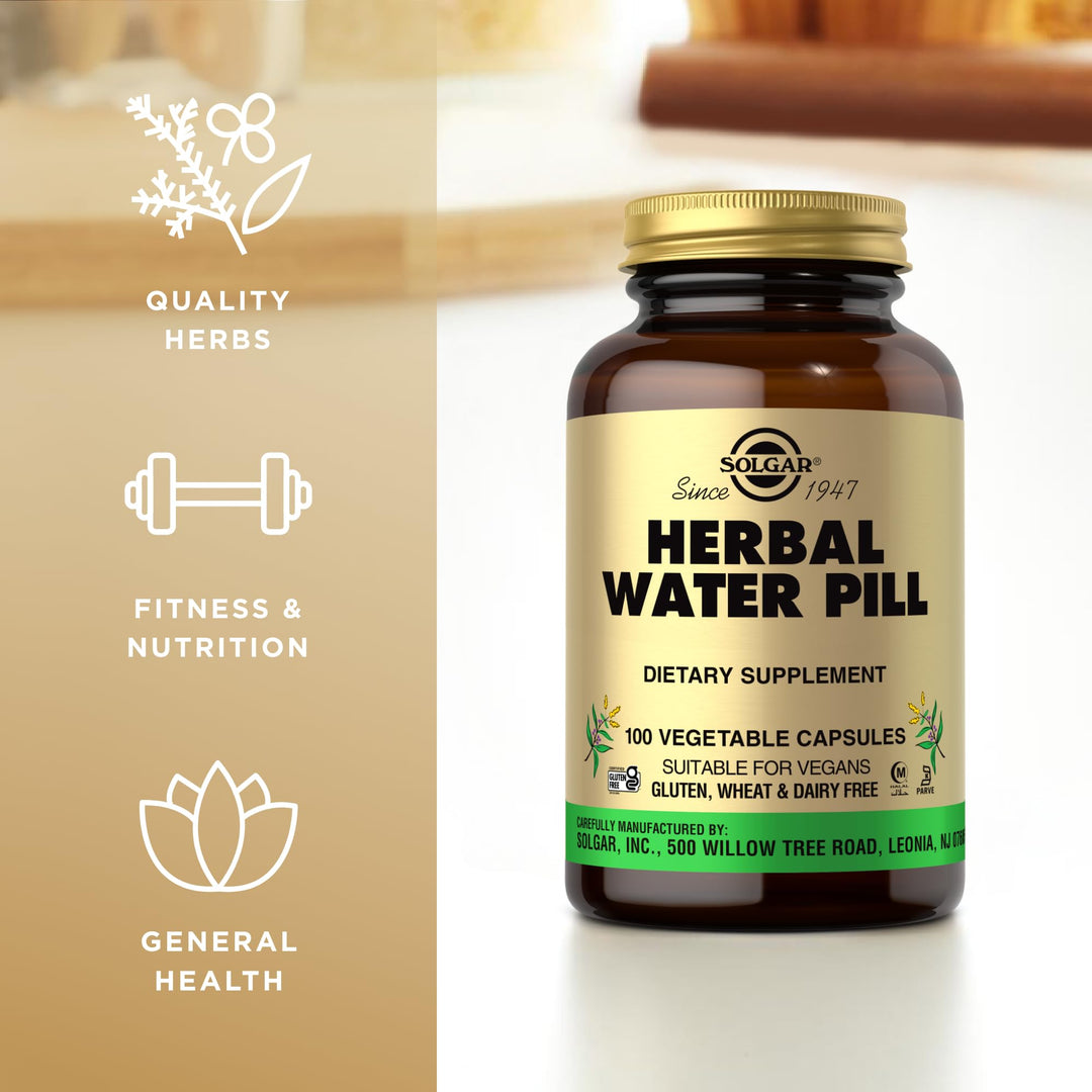 Solgar Herbal Water Pill, 100 Count