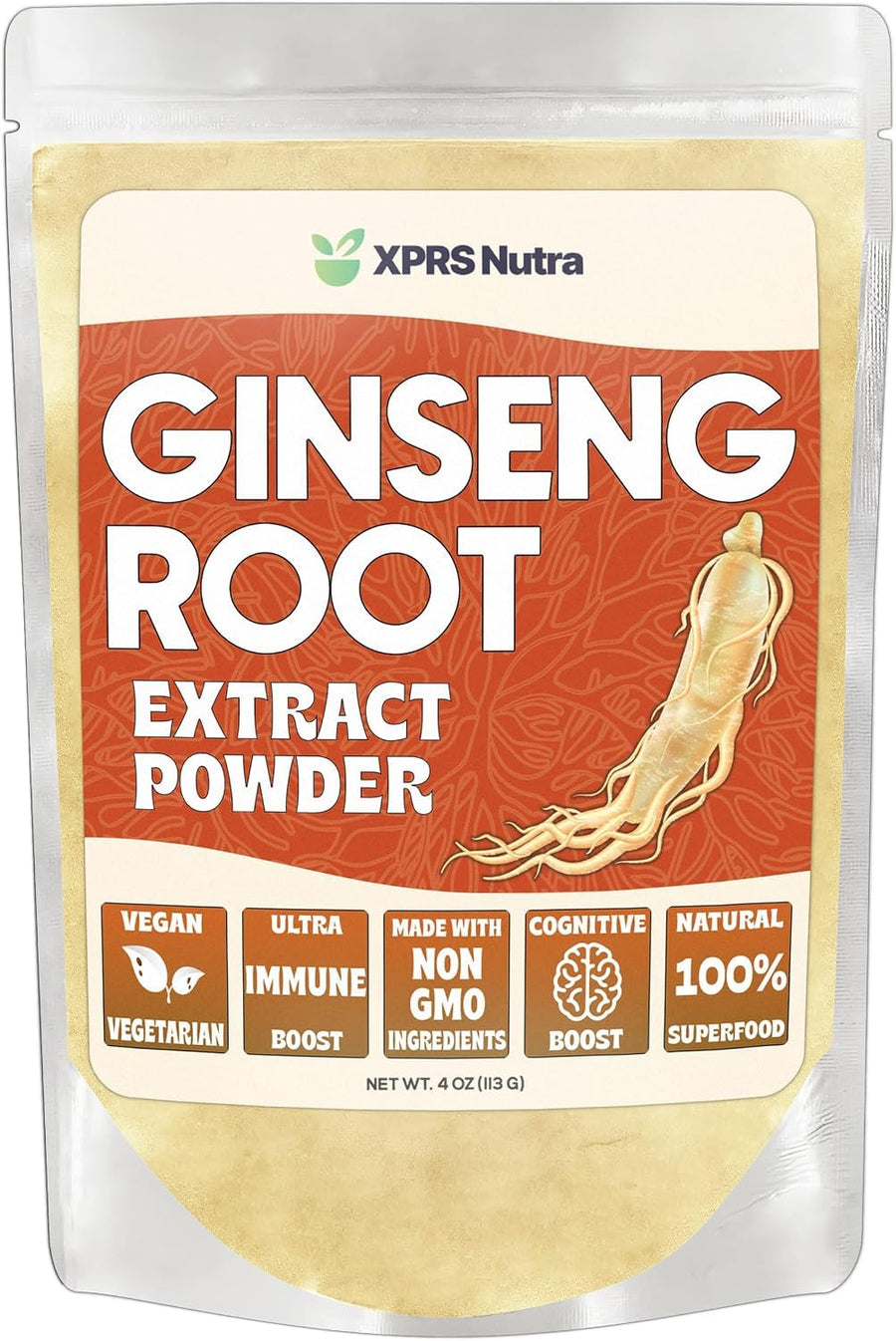XPRS Nutra Ginseng Root Extract Powder, 4 oz