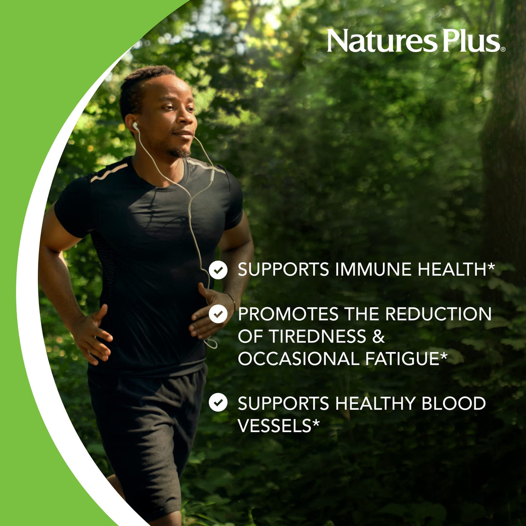 Nature's Plus Orange Juice Jr Vitamin C Supplement, 100 mg, 180 Count