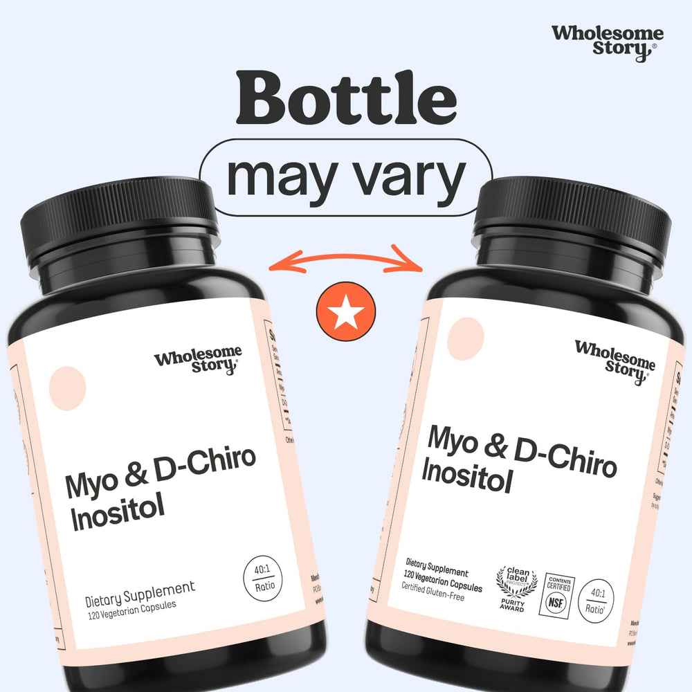 Wholesome Story Vitamin B8 Myo-Inositol & D-Chiro Inositol