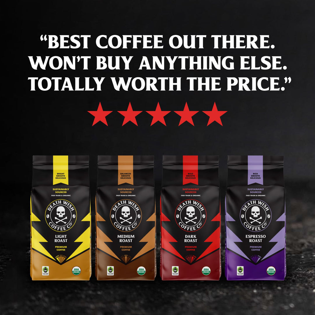 Death Wish Ground Coffee, 16 oz
