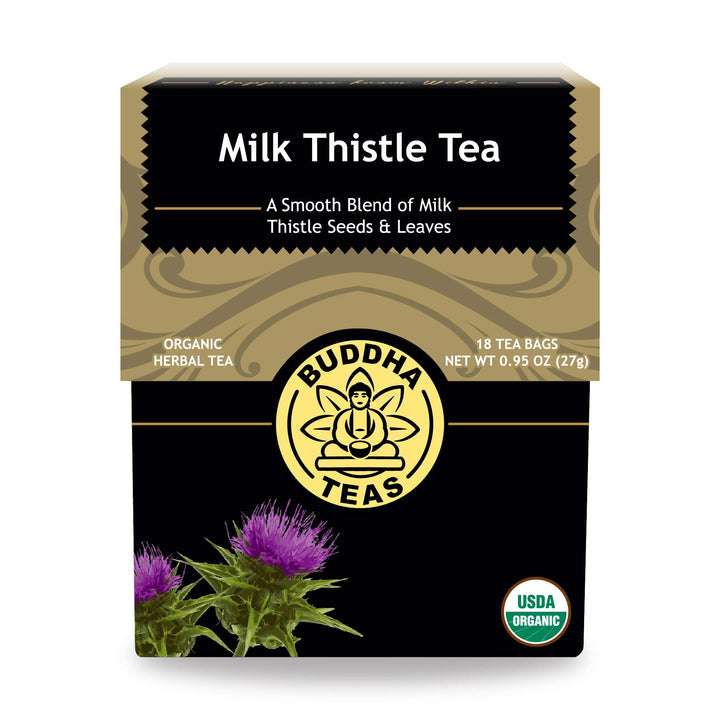 Buddha Teas Milk Thistle Tea, Organic, Caffeine Free