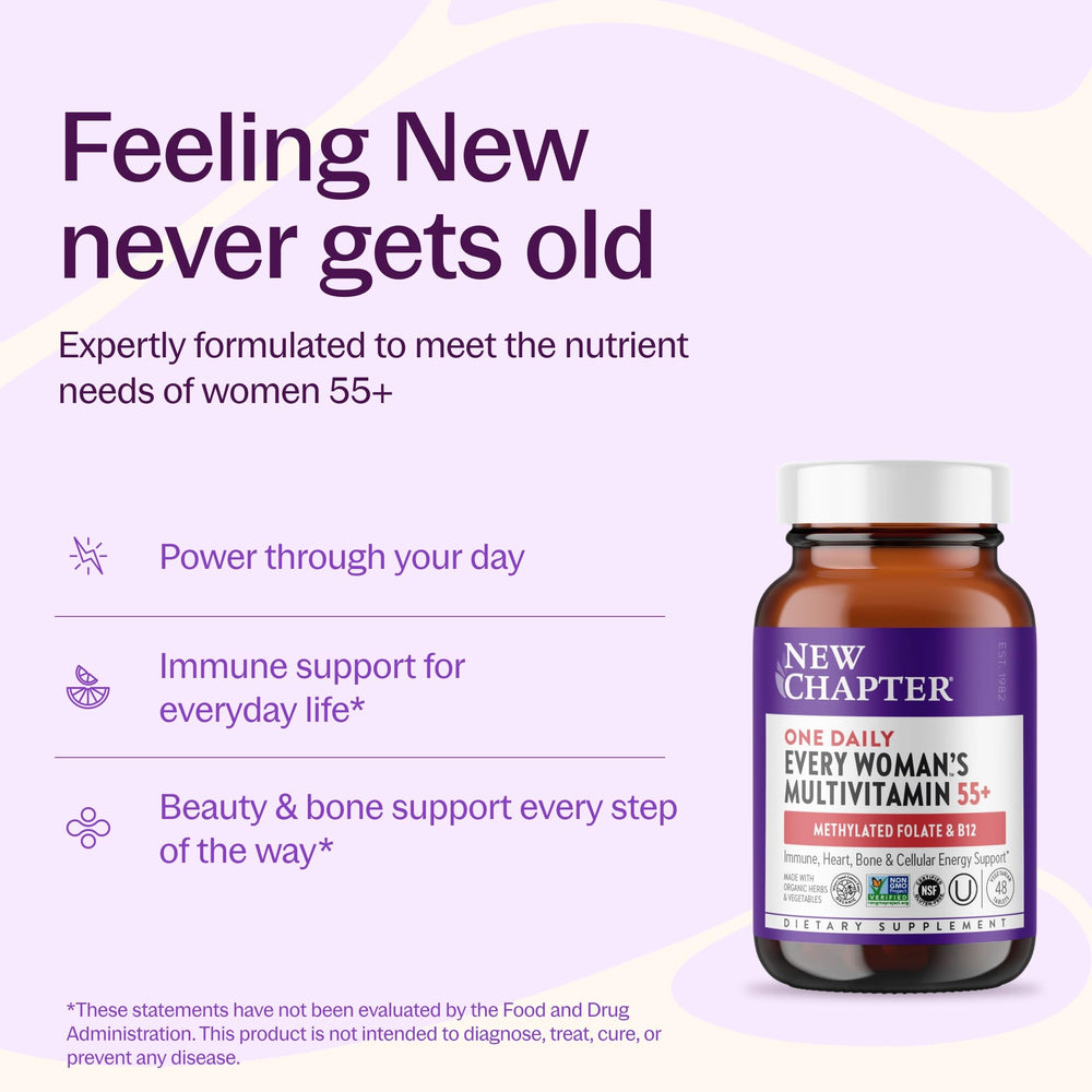 New Chapter Every Woman's One Daily 55+ Multivitamin, 48 Count