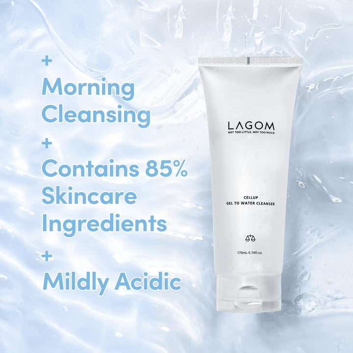 LAGOM Cellup Gel To Water Cleanser, 5.74 fl oz