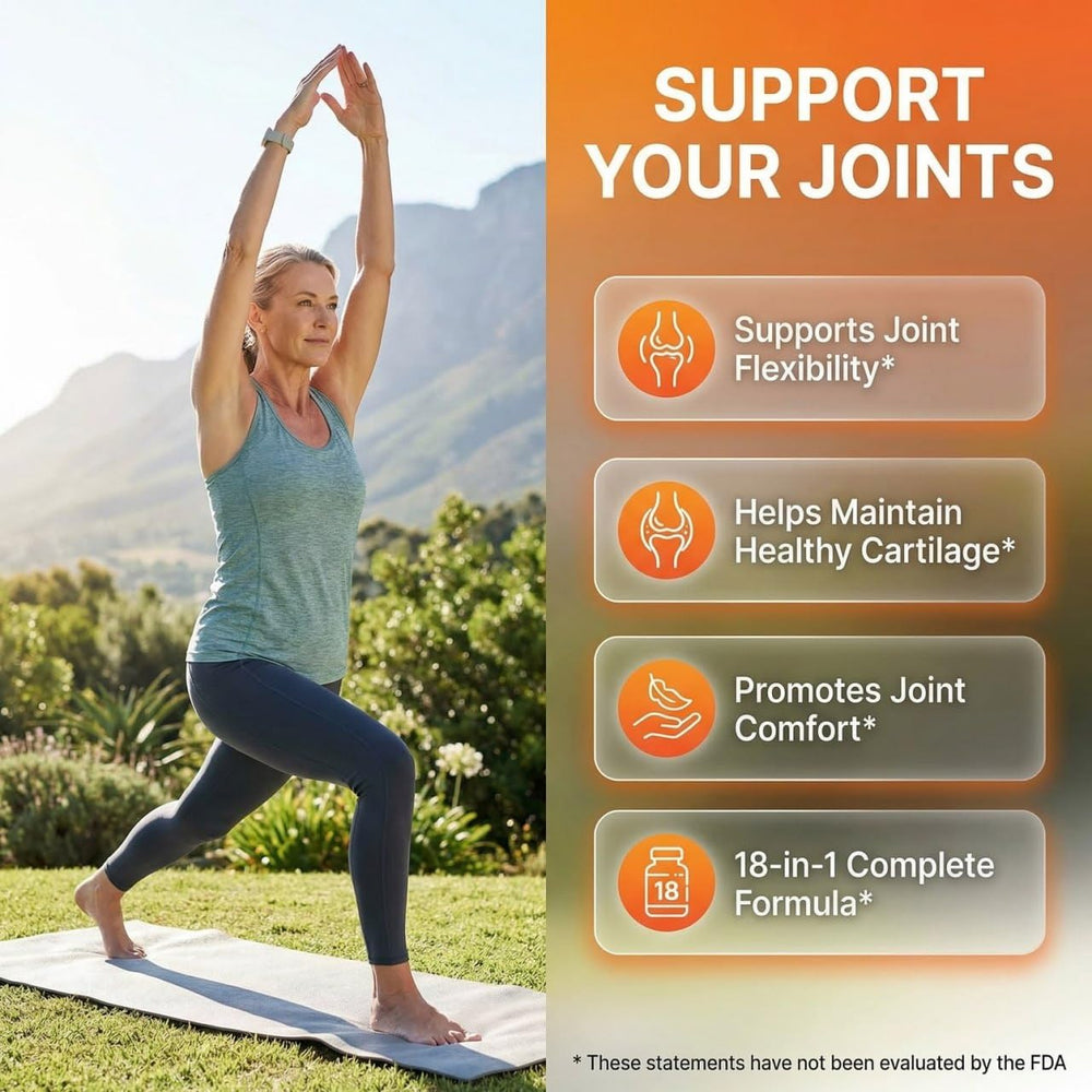 Clean Nutraceuticals Joint Support Supplement Capsules, 120 Count