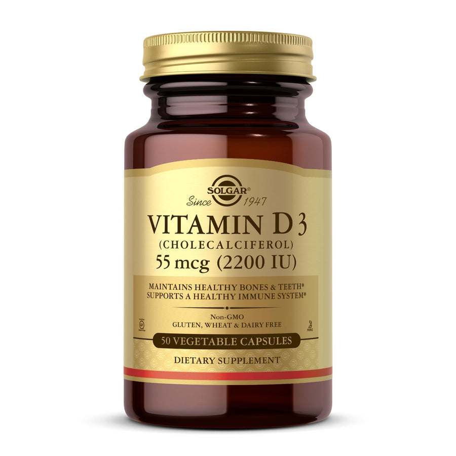 Solgar Vitamin D3 2200 IU, 50 Count