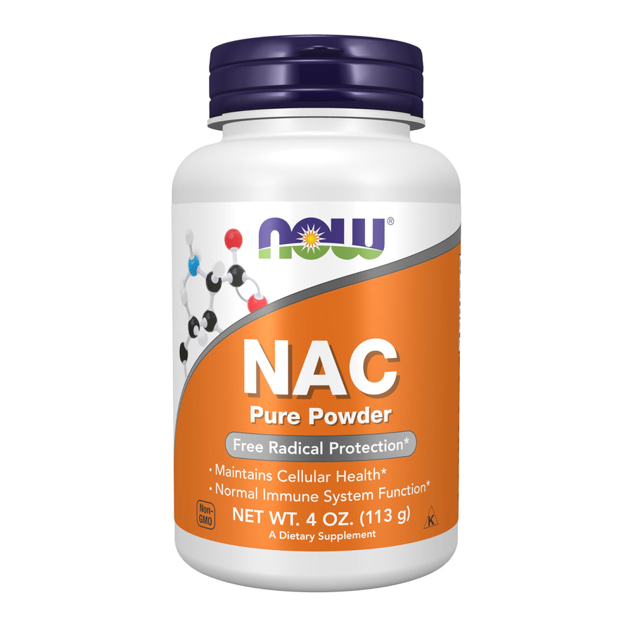 NOW NAC 600 mg Pure Powder, 4 oz