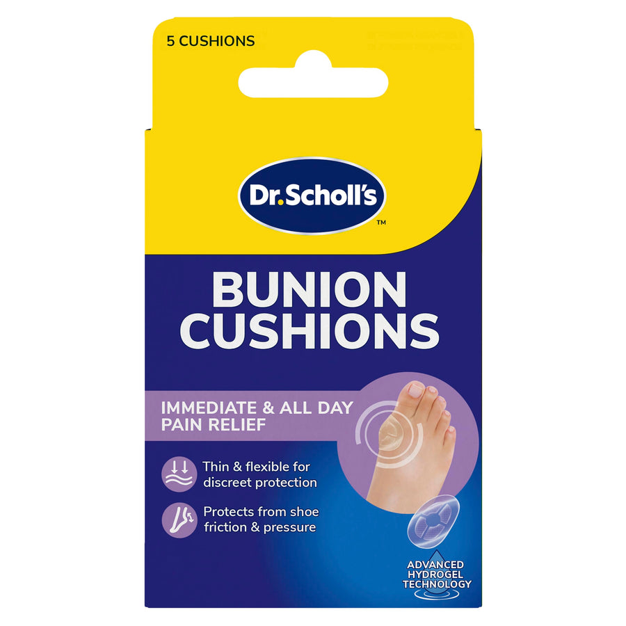Dr. Scholl's Bunion Cushions, Hydrogel, 5 Count
