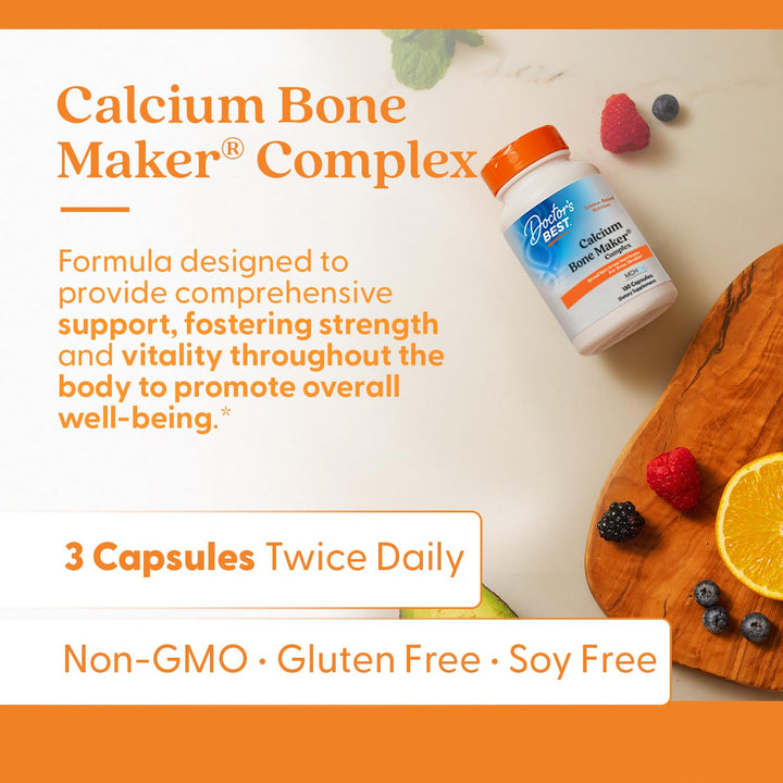 Doctor's BEST Calcium Complex, 180 Count