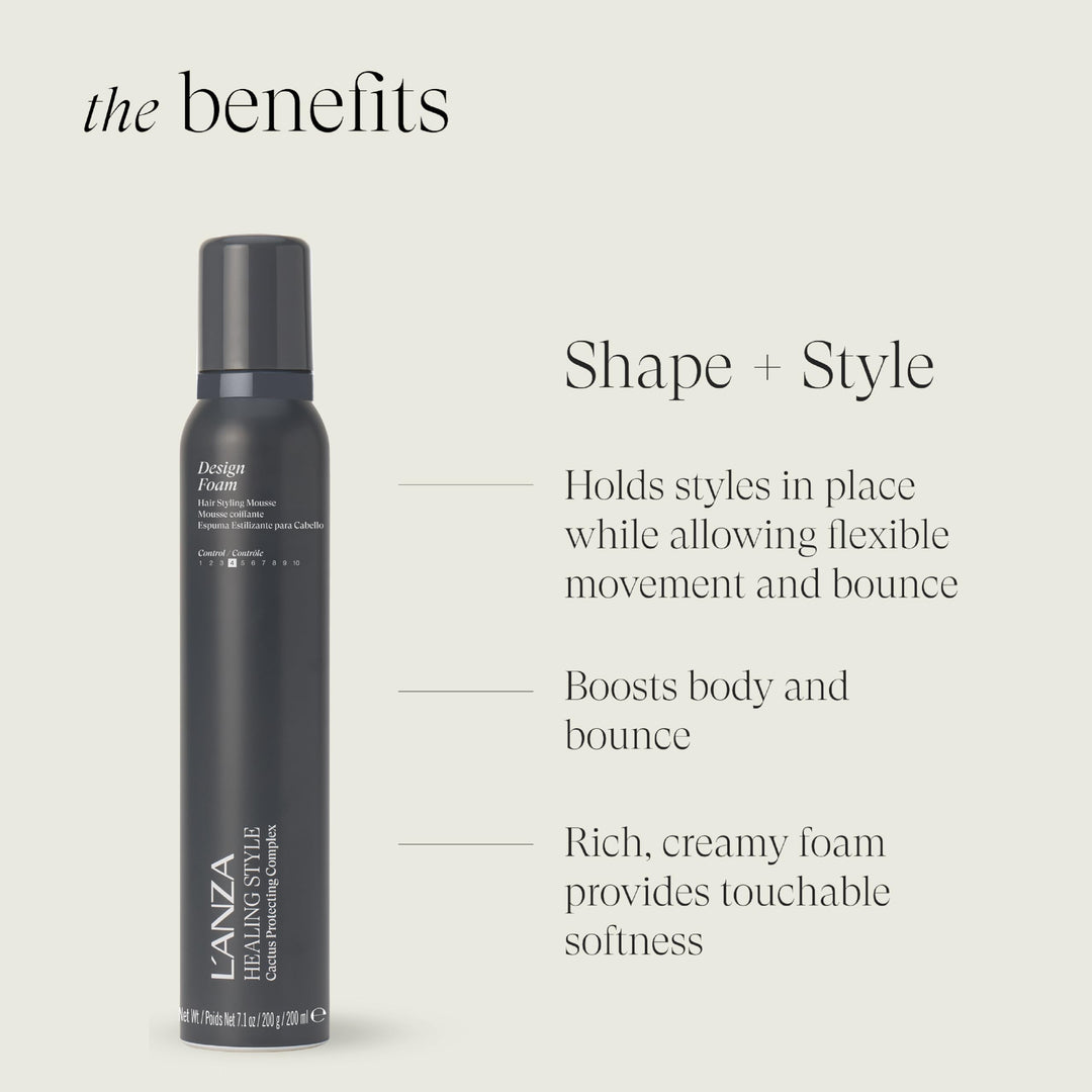 L'anza Healing Style Design Foam, 7.1 oz