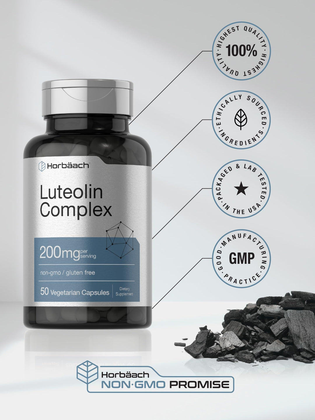 Luteolin Complex with Rutin 100 mg, 50 Count