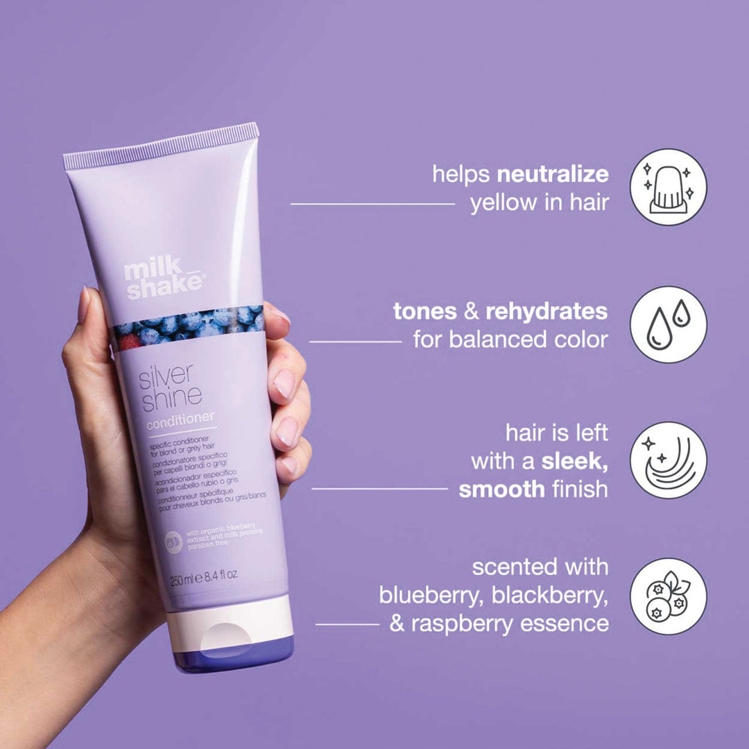 milk_shake Silver Shine Conditioner, 8.4 oz