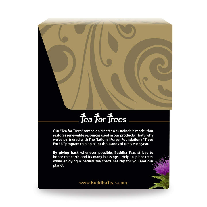 Buddha Teas Milk Thistle Tea, Organic, Caffeine Free